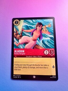 aladdin - 112/204 (common) — lorcana: azurite sea